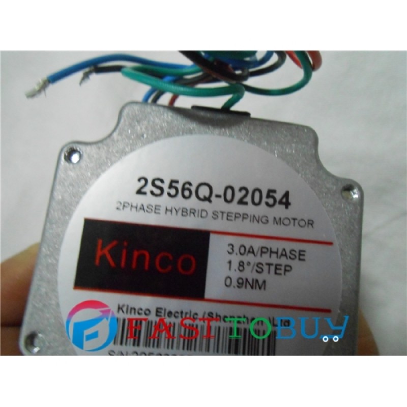 Kinco Stepper Motor 2S56Q-02054 2 phase 1.5~6 A Holding Torque 0.5~2.5Nm New