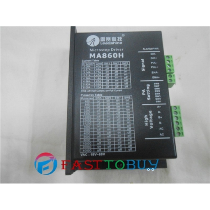 Leadshine 2-phase Classic Analog Stepper Drive MA860H DC24-80V 2.4-7.2A New
