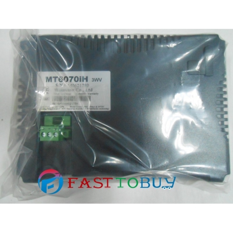 7 Inch 800x480 HMI Weinview MT6070iH  was upgraded to MT6070iH3 New with USB program download Cable
