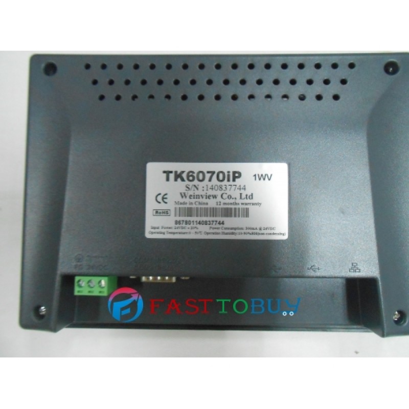 7 inch Touch Pannel HMI 800*480 1COM TK6070iP Weinview with Programing Cable&Software