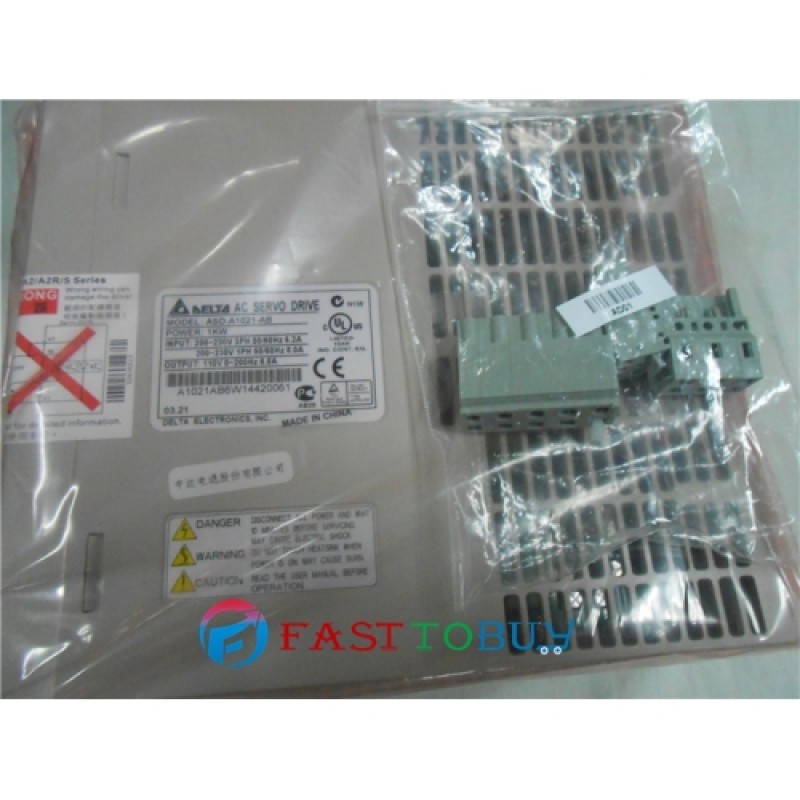 ECMA-E31310PS+ASD-A1021-AB Delta 220V 1KW 4.77NM 2000RPM 130mm AC Servo Motor Drive kits 2500ppr with 3M cable