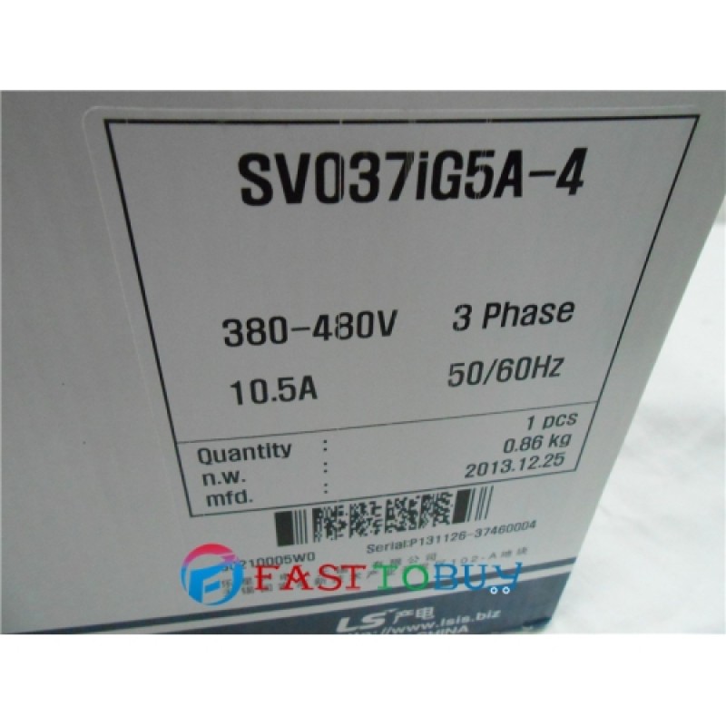 SV037iG5A-4 LS AC Drive Inverter Starvert Series iG5A 3 Phase 5HP 3.7KW 3700W 380~480V New