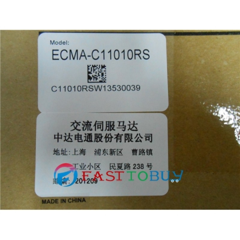 ECMA-C11010RS+ASD-A2-1021-L Delta 220V 1kW 3.18NM 3000r/min 100mm AC Servo Motor Drive kit Keyway with 3M Cable