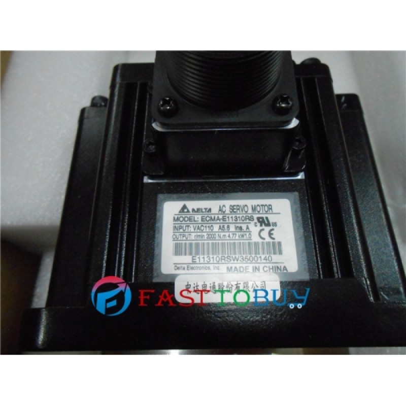 ECMA-E11310RS+ASD-A2-1021-M Delta 220V 1kW 4.77NM 2000r/min 130mm AC Servo Motor Drive kit Keyway with 3M Cable