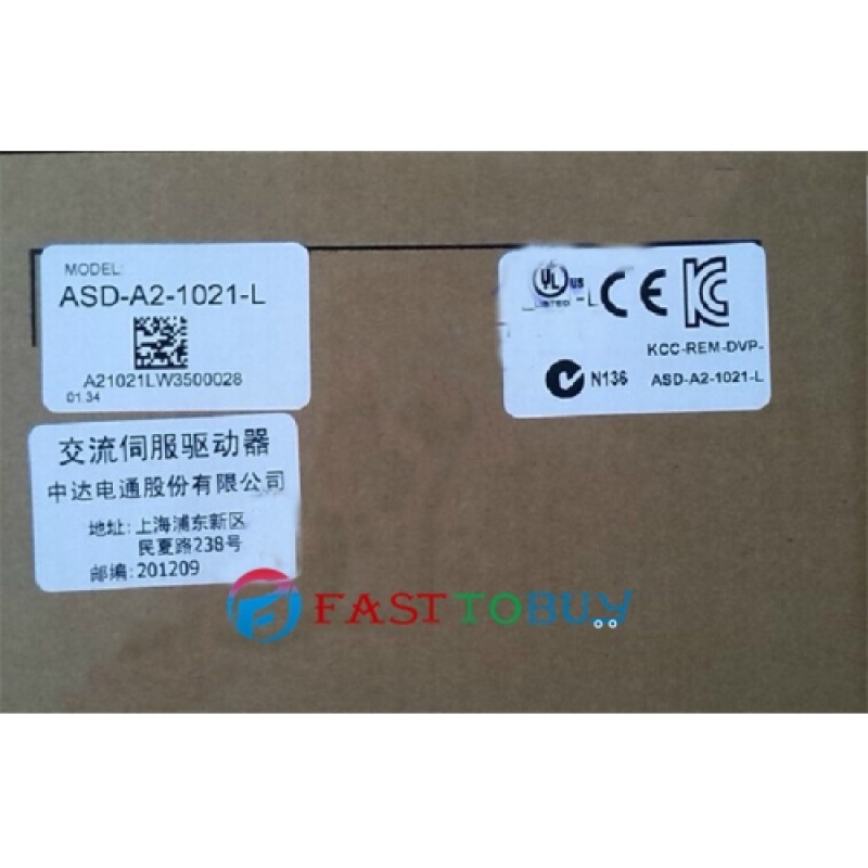 ECMA-CA1010SS+ASD-A2-1021-L Delta 220V 1kW 3.18NM 3000r/min 100mm AC Servo Motor Drive kit break Keyway with 3M Cable