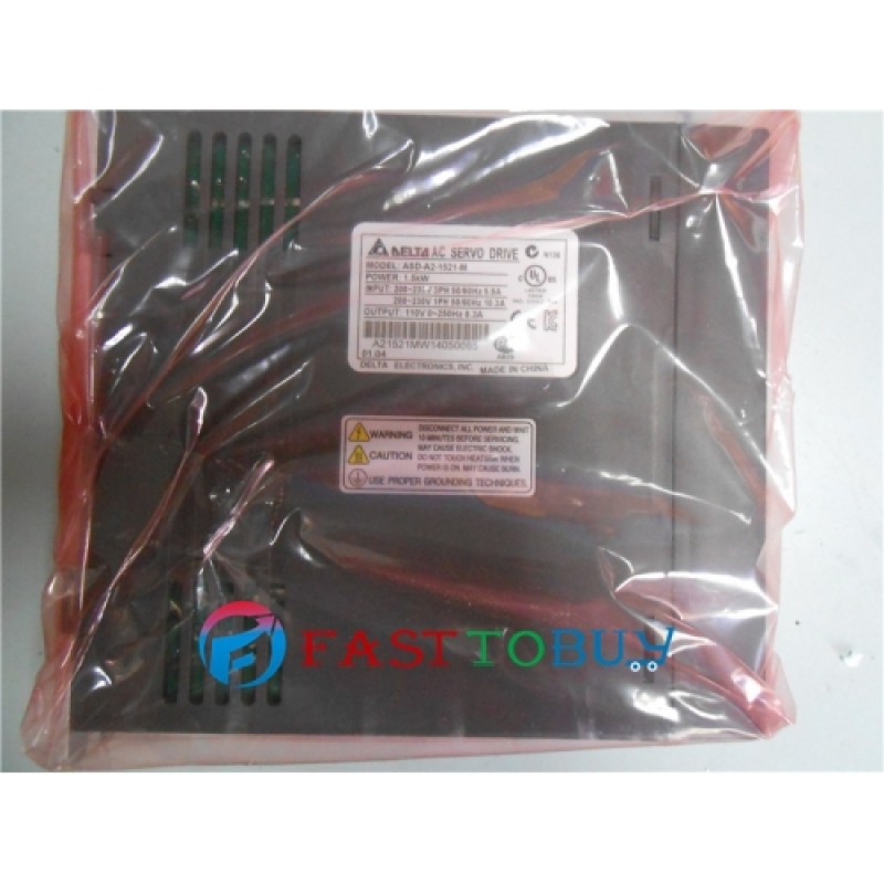 ECMA-EA1315RS+ASD-A2-1521-M Delta 220V 1.5kW 7.16NM 2000r/min 130mm AC Servo Motor Drive kit Keyway with 3M Cable