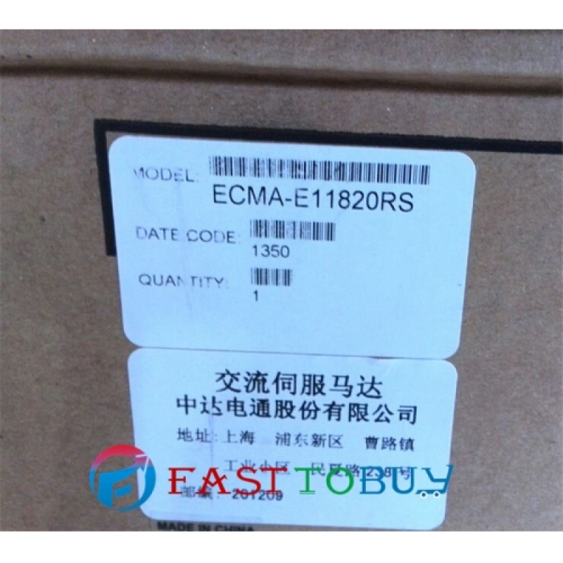 ECMA-E11820RS+ASD-A2-2023-U Delta 220V 2kW 9.55NM 2000r/min 180mm AC Servo Keyway Motor Drive kits with 3M cable