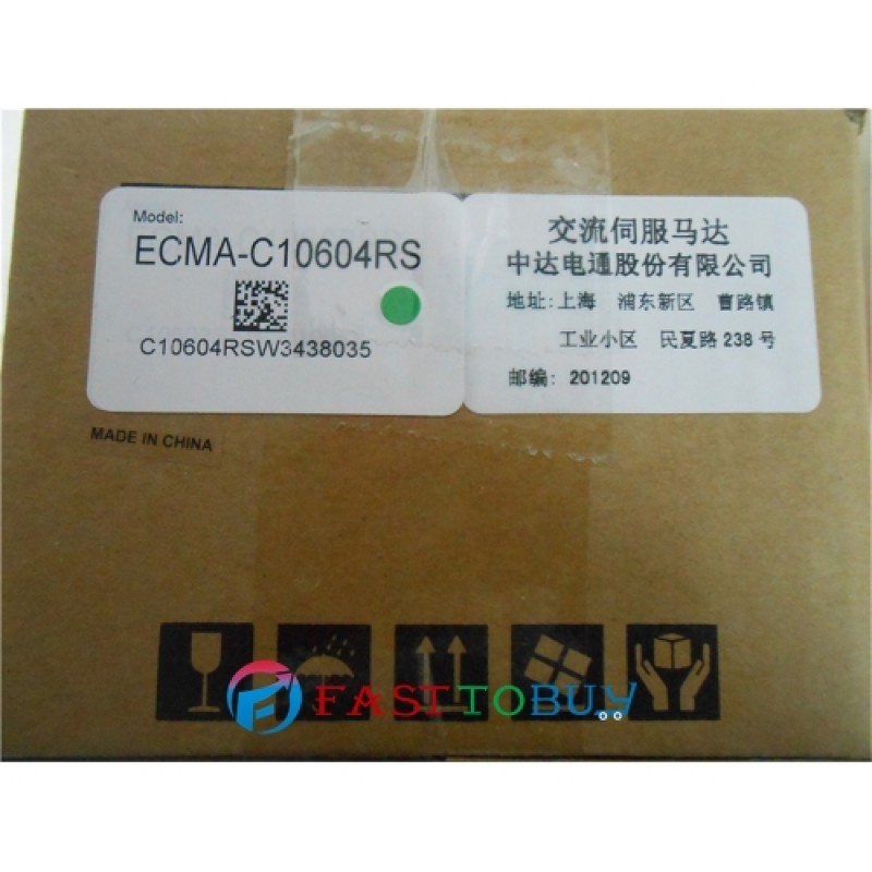 ECMA-C10604RS Delta AC Servo Motor 220V 400W 1.27NM 3000rpm with Keyway Oil Seal New