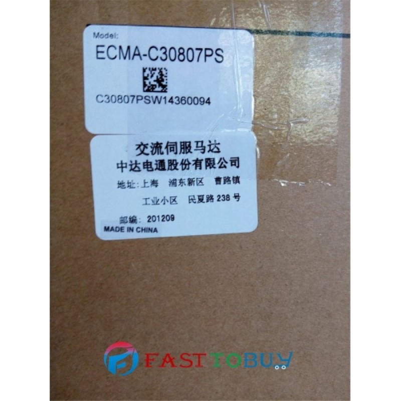 ECMA-C30807PS Delta AC Servo Motor 220V 750W 2.39NM 3000rpm with Keyway New