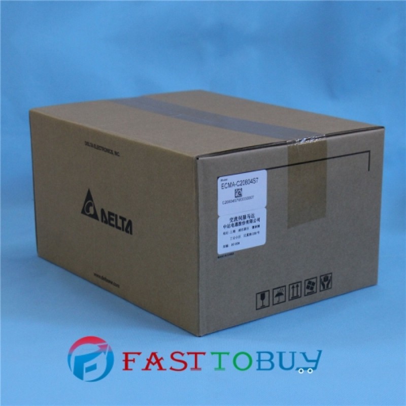 ECMA-C20804S7+ASD-B2-0421-B Delta 220V 400W 1.27NM 3000RPM 80mm AC Servo Motor Drive kits Oil Seal brake with 3M cable