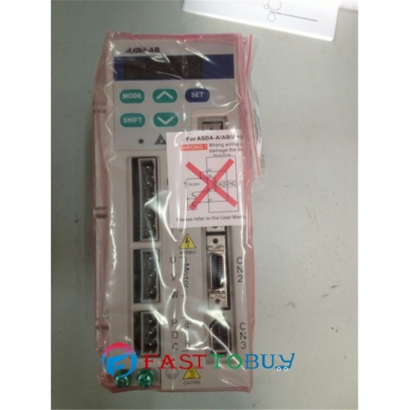 ECMA-G31303FS+ASD-A0421-AB Delta 220V 300W 2.86NM 1000RPM 130mm AC Servo Motor Drive kits brake 2500ppr with 3M cable