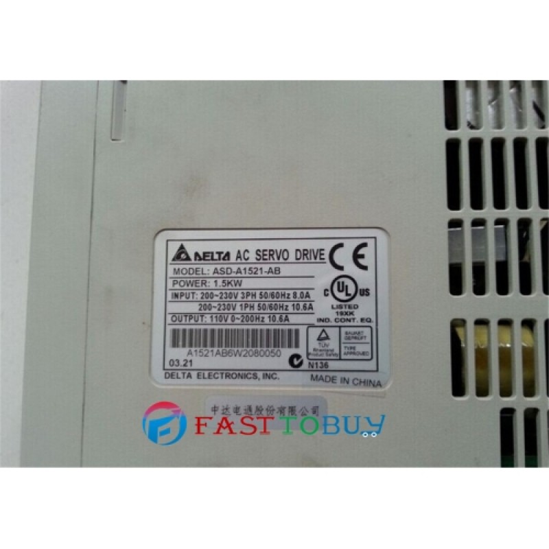 ECMA-E31315FS+ASD-A1521-AB Delta 220V 1.5KW 7.16NM 2000RPM 130mm AC Servo Motor Drive kits brake 2500ppr with 3M cable