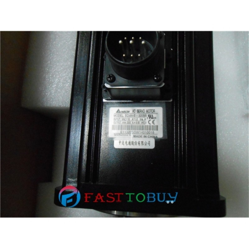 ECMA-E11320SS Detla AC Servo Motor 220V 2KW 9.55NM 2000rpm 130mm with Keyway oil seal brake New