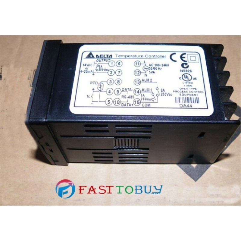DTA4848V1 Delta Temperature Controller Input 100~240VAC output Pulse 14V with RS-485 New