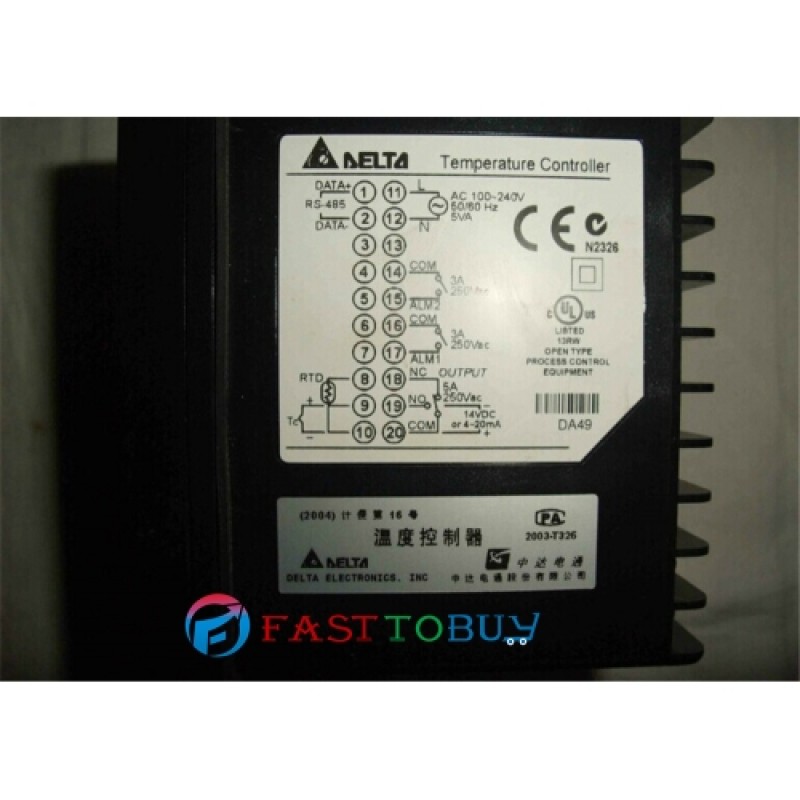 DTA9696R0 Delta Temperature Controller Input 100~240VAC output Relay SPDT New