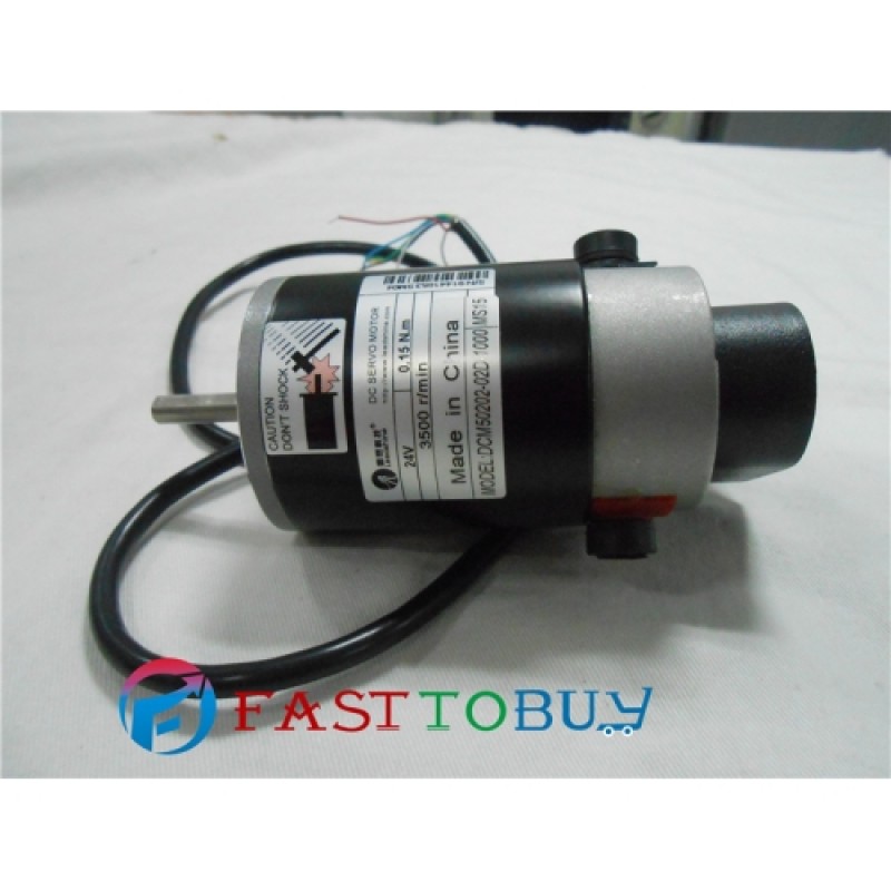 Leadshine 24V 50W 21.4ozin 0.15NM  3500RPM DC Brushed Servo Motor Drive kits DCM50202-02D-1000+DCS810