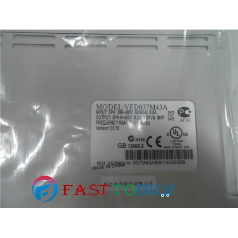 Delta AC Motor Drive Inverter VFD037M43A VFD-M Series 5HP 3 phase 380V 3700W New