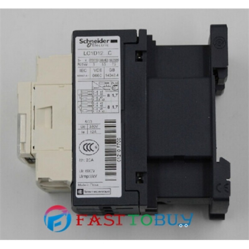 LC1D12F7C LC1-D12F7C Contactor TeSys D 12A AC 110V 50/60Hz New