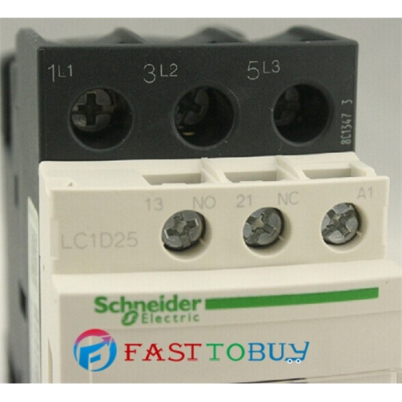 LC1D25M7C  LC1-D25M7C  Contactor TeSys D 25A AC 220V 50/60Hz New