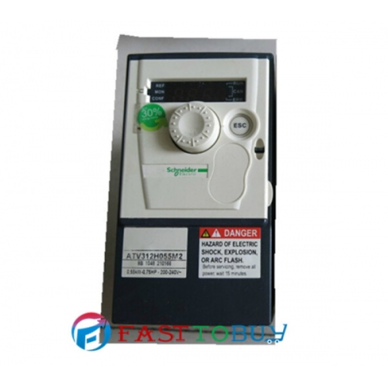 ATV312H055M2 VFD Inverter  Input 1ph 220V Output 3ph 220V 3.7A 0.5~500Hz 0.55KW 0.75HP with EMC New