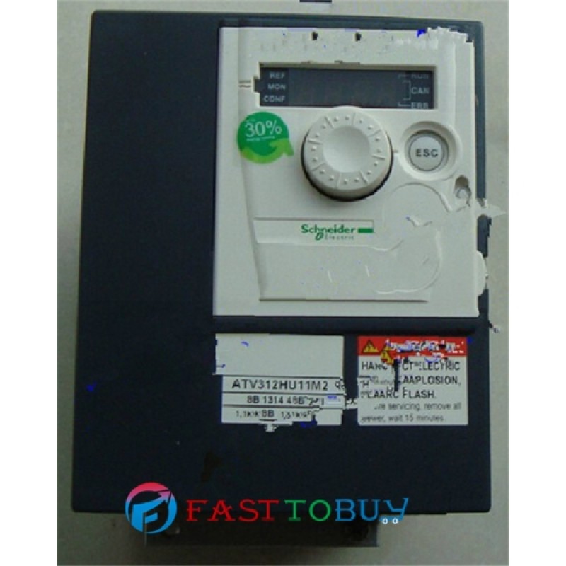 ATV312HU11M2 VFD Inverter  Input 1ph 220V Output 3ph 220V 6.9A 0.5~500Hz 1.1KW 1.5HP with EMC New