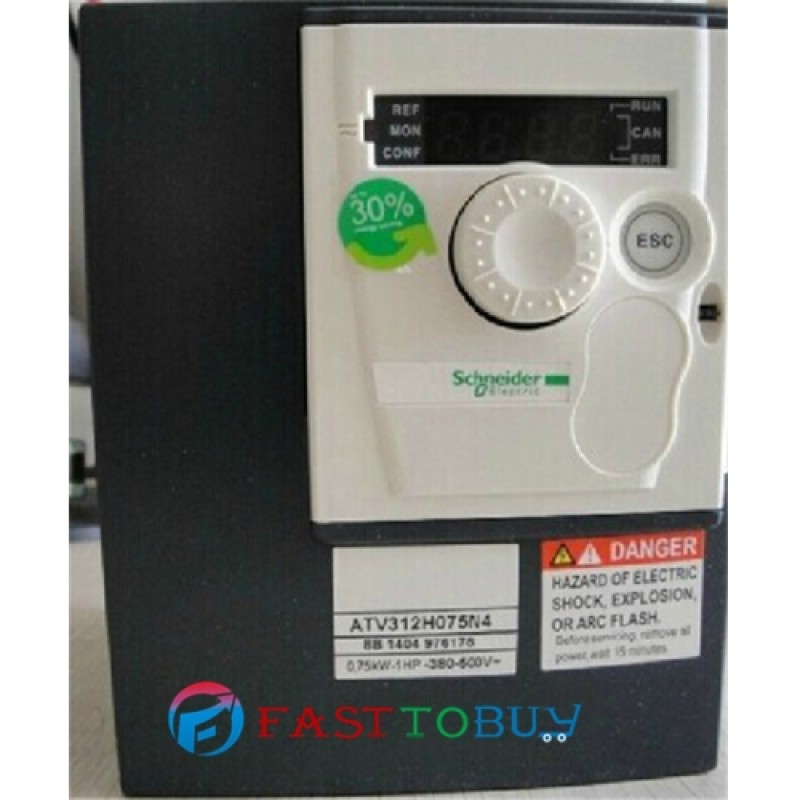 ATV312H055N4 VFD Inverter  Input 3ph 380V Output 3ph 380V 1.9A 0.5~500Hz 0.55KW 0.75HP with EMC New