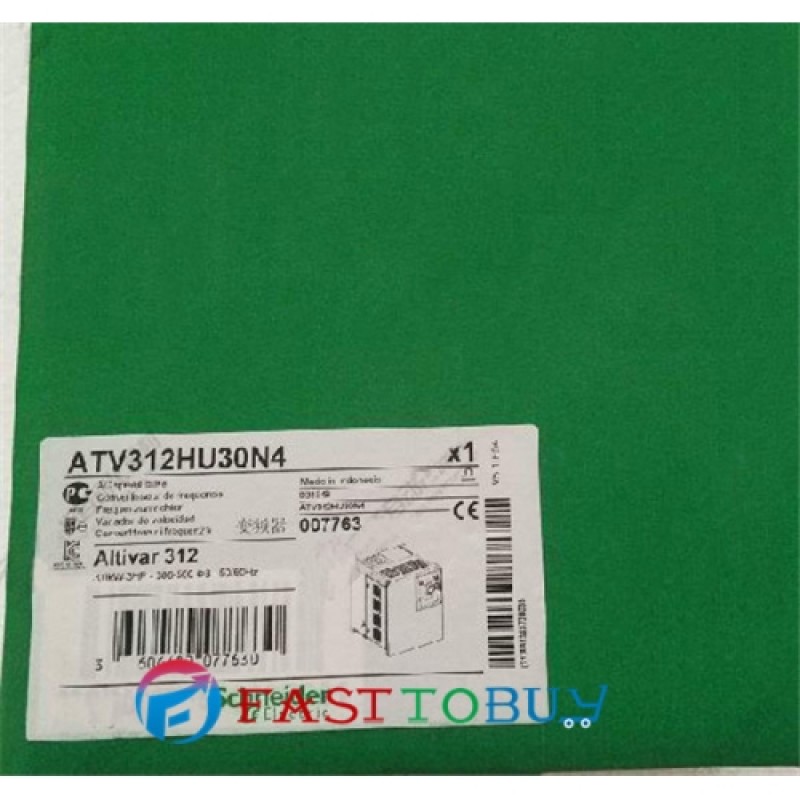 ATV312HU30N4 VFD Inverter  Input 3ph 380V Output 3ph 380V 7.1A 0.5~500Hz 3.0KW  with EMC New