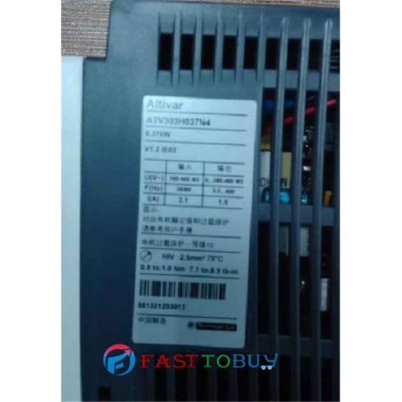 ATV303H037N4 VFD Inverter  Input 3ph 380V Output 3ph 380~460V 1.5A 0.5~400Hz 0.37KW New
