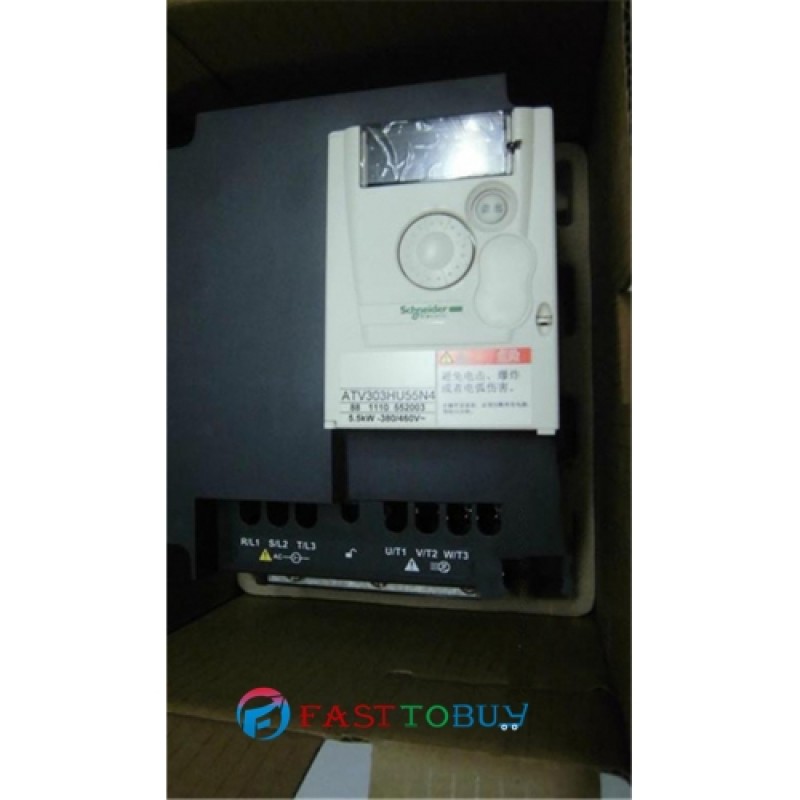 ATV303HU55N4 VFD Inverter  Input 3ph 380V Output 3ph 380~460V 12.6A 0.5~400Hz  5.5KW New