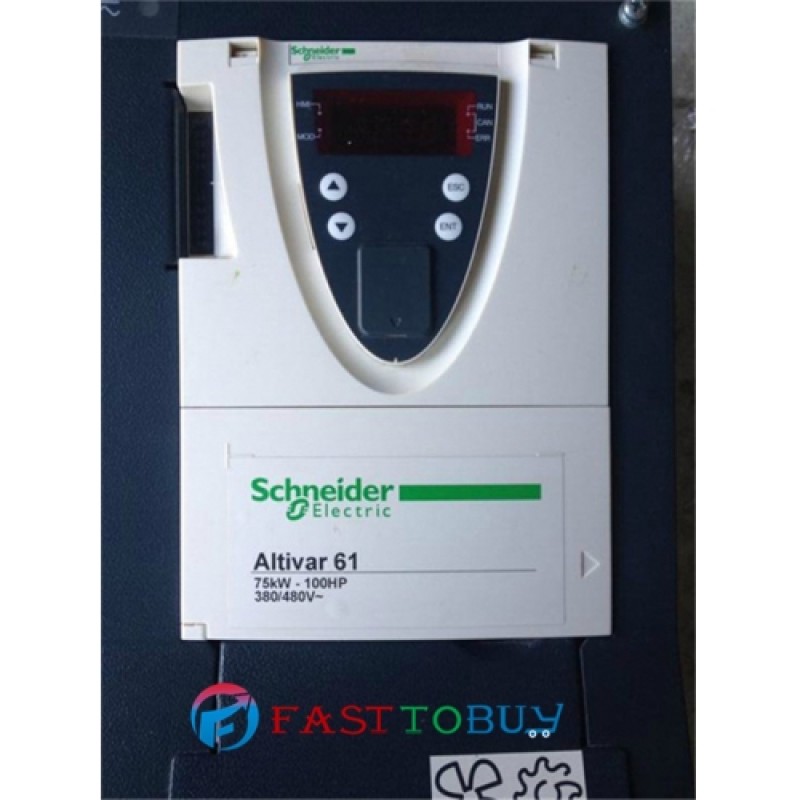 ATV61HD75N4Z VFD Inverter  Input 3ph 380V Output 3ph 380~480V 160A 0.1~500Hz 75KW 100HP New