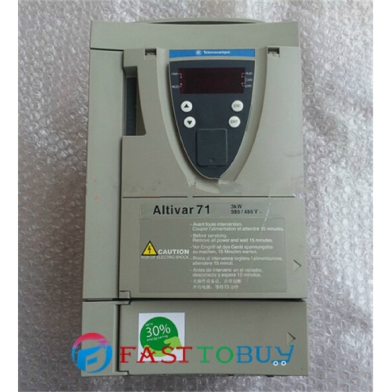 ATV71HU30N4Z VFD Inverter  Input 3ph 380V Output 3ph 380~480V 7.8A 0.1~599Hz 3KW  New