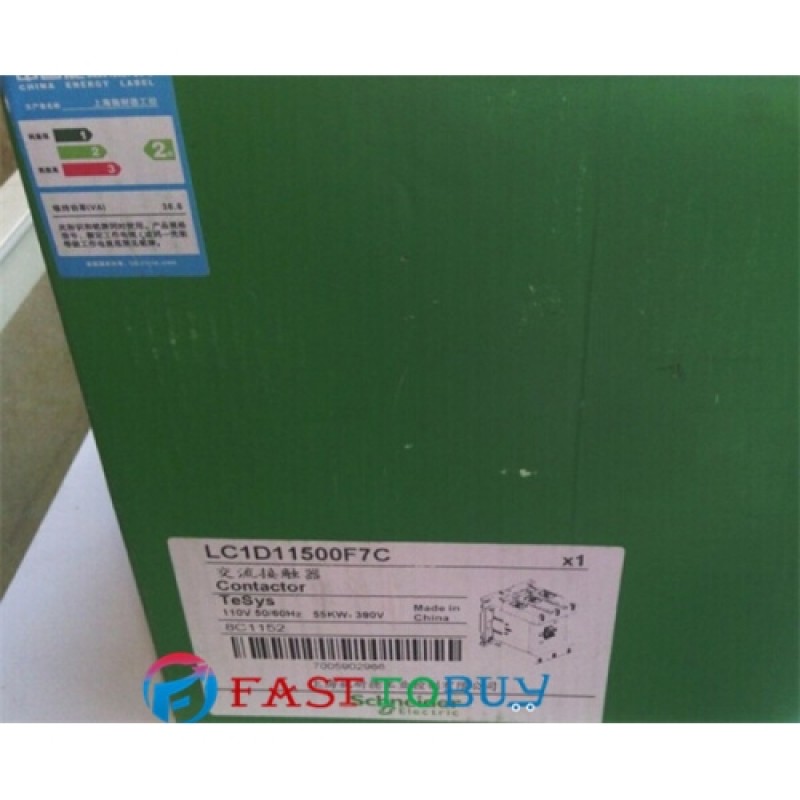 LC1D11500F7C LC1-D11500F7C TeSys D Contactor 115A AC 110V 50/60Hz New