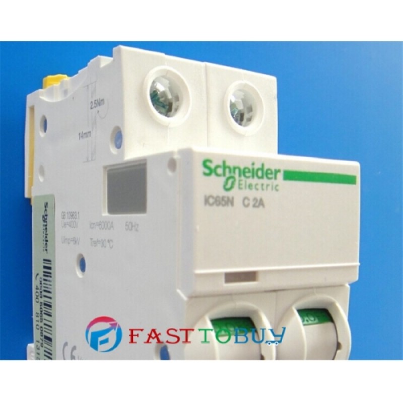 IC65N 2P C2A A9F18202 Miniature Ciruit Breaker 10pcs/lot New