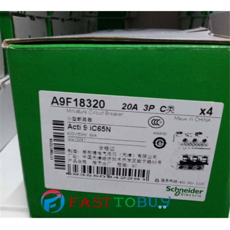 IC65N 3P C20A A9F18320 Miniature Ciruit Breaker 10pcs/lot New