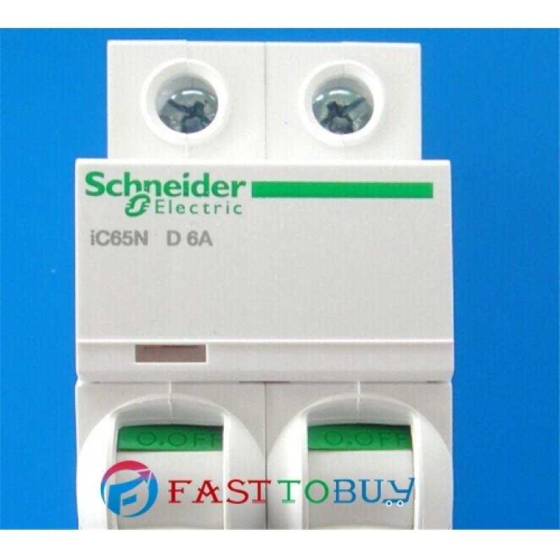 IC65N 2P D6A A9F19206 Miniature Ciruit Breaker 10pcs/lot New