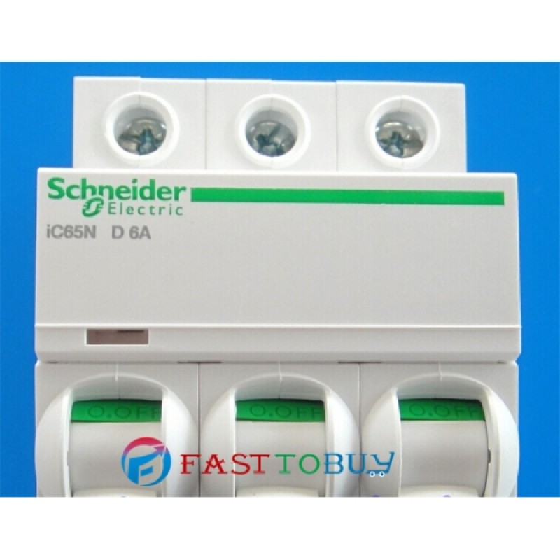 IC65N 3P D6A A9F19306 Miniature Ciruit Breaker 10pcs/lot New