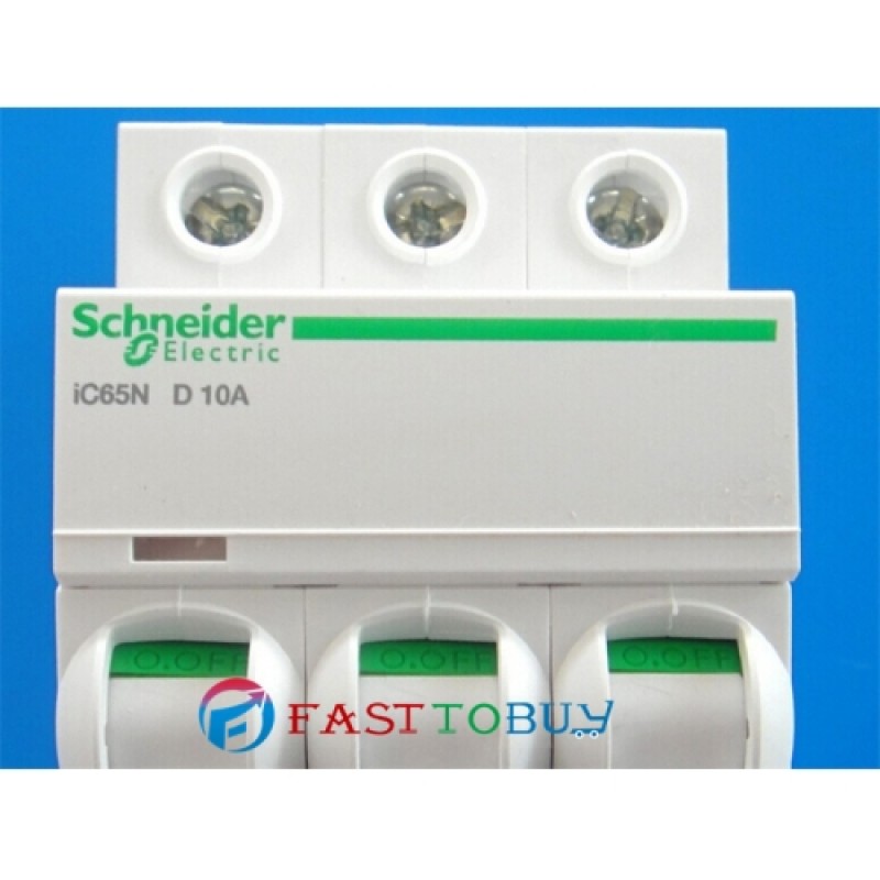 IC65N 3P D10A A9F19310 Miniature Ciruit Breaker 10pcs/lot New
