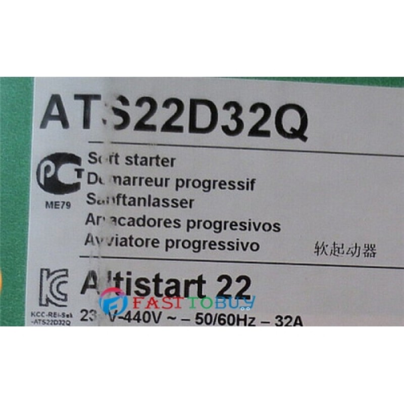 ATS22D32Q AST22 Soft Starter 3PH 230~440V 32A New