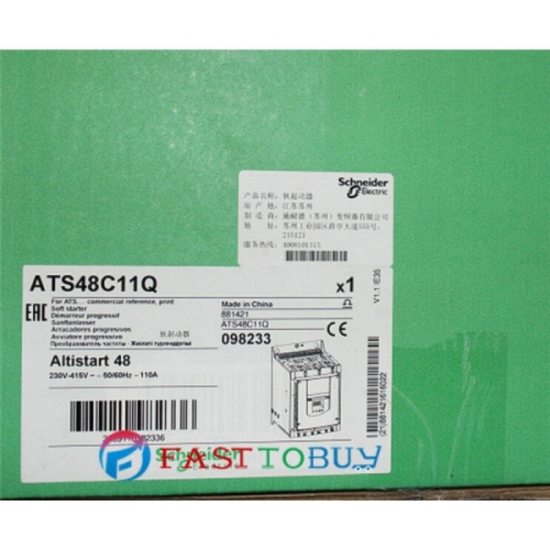 ATS48C11Q  ATS48  Soft Starter 230~415 V 110A New