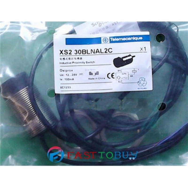 XS230BLNAL2C Proximity Switch 12~24V DC NPN NO 3-wire Disembedded type 2M Cable New
