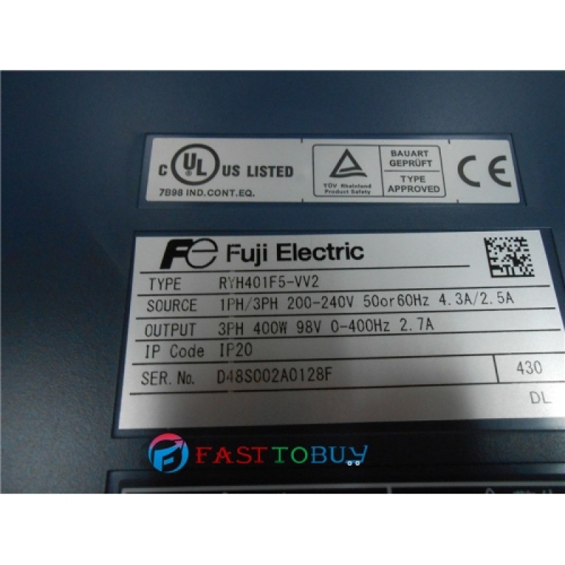 RYH401F5-VV2 Servo Amplifier 3 Phase 200V 50/60Hz Applicable Motor Output 0.4KW New