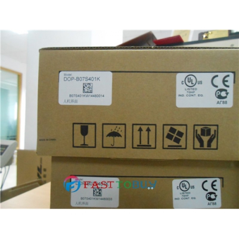 7 Inch 800x480 HMI Delta DOP-B07S401K New with USB program download Cable