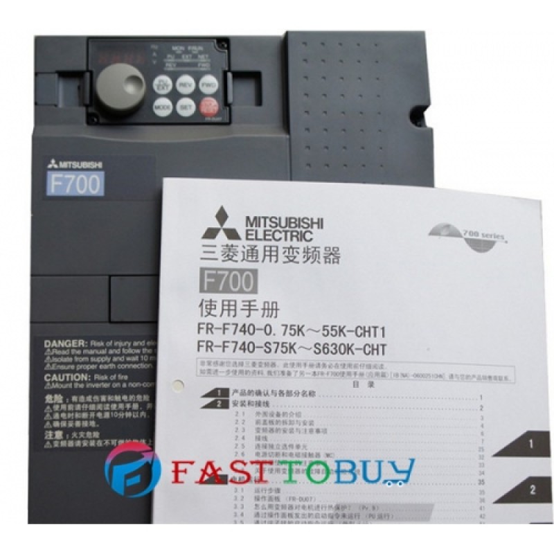 FR-F740-15K-CHT VFD Variable Frequency Drive input 3 ph 380V output 3 ph 380~480V 24A 15KW 0.5~400Hz