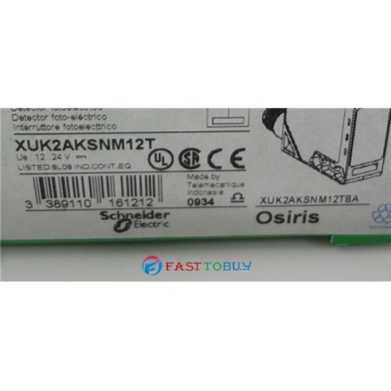 XUK2AKSNM12T Optoelectronic switch Flat Compact Plastic 3 wire PNP/NPN DC New