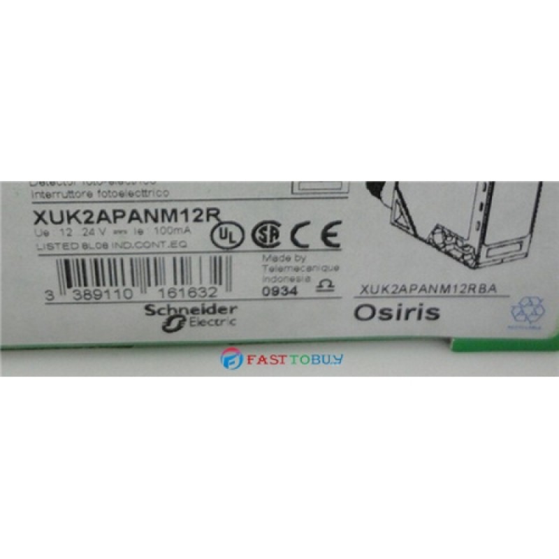 XUK2APANM12R Optoelectronic switch Flat Compact Plastic 3 wire PNP DC New