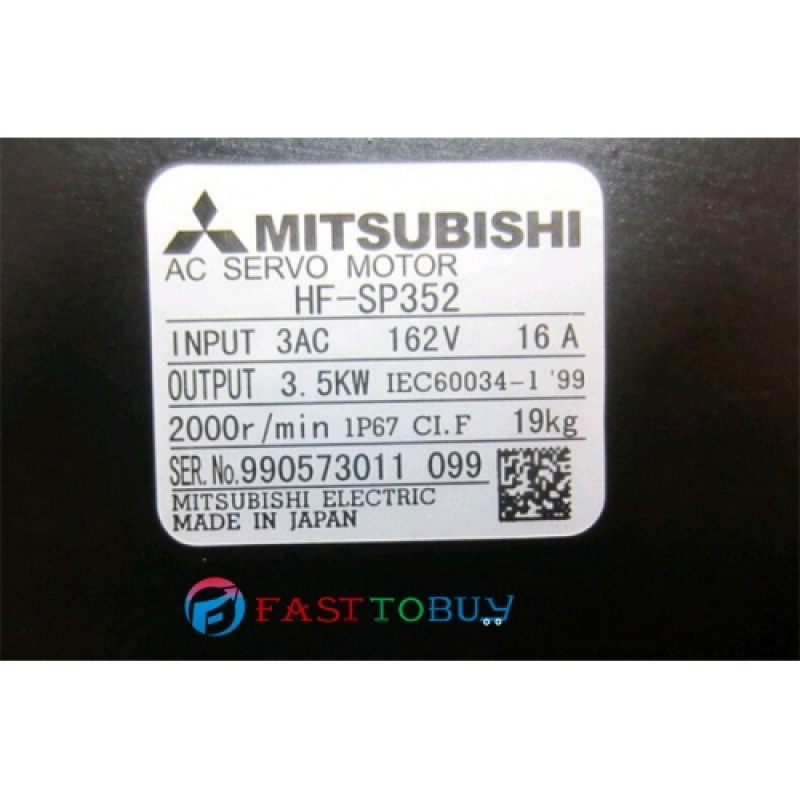 HF-SP352 AC Servo Motor 16A 3.5KW 16.7NM 2000r/min New