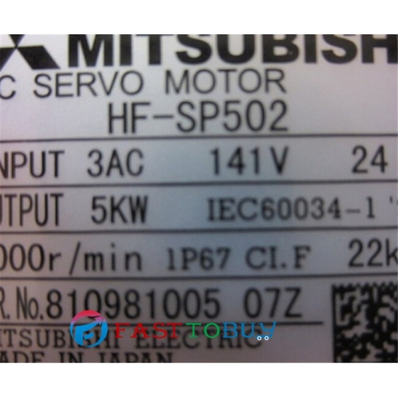 HF-SP502 AC Servo Motor 24A 5KW 23.9NM 2000r/min New