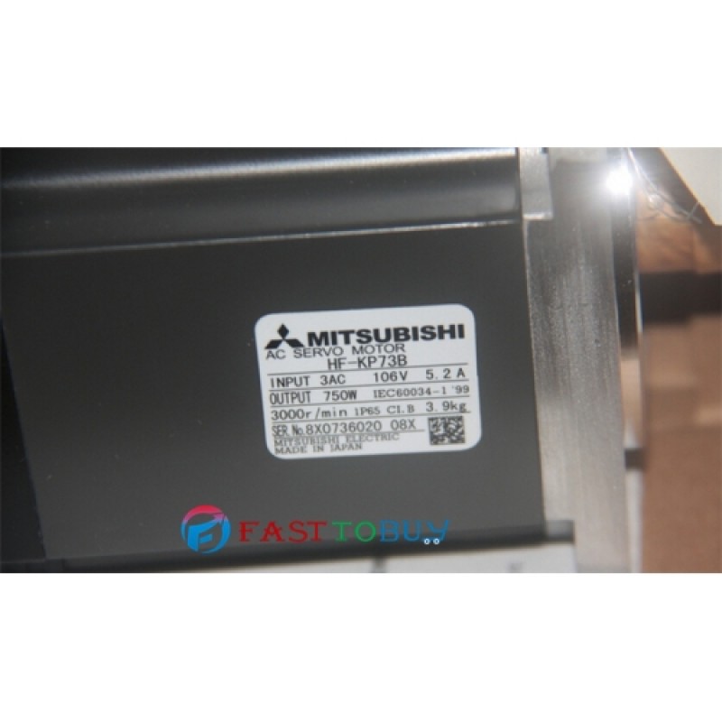 HF-KP73B AC Servo Motor 5.2A 750W 2.4NM 3000r/min with Brake New
