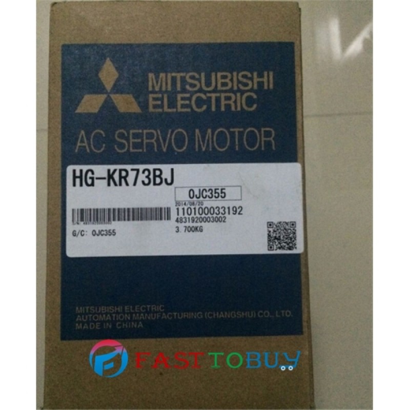 HG-KR73BJ AC Servo Motor 4.8A 750W 2.4NM 3000rpm Brake Oil seal with 3M Cable New