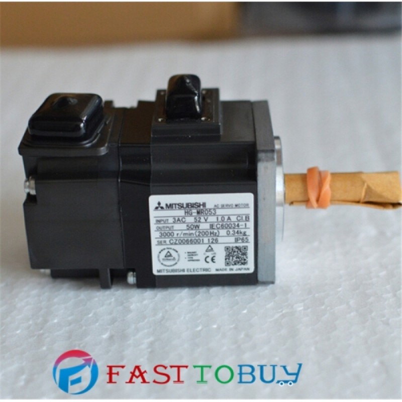 HG-MR053+MR-J4-10A 1A 50W 0.16NM 3000rpm AC Servo Motor Drive Kit with 3M Cable New